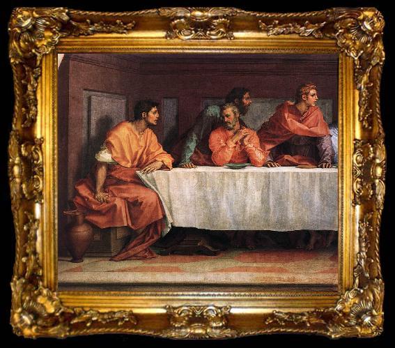 framed  Andrea del Sarto The Last Supper (detail)  ii, ta009-2